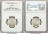 British Mandate 50 Mils 1940 MS63 NGC, KM6.

HID09801242017

© 2020 Heritage Auctions | All Rights Reserved