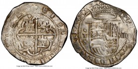 Philip II Cob 8 Reales ND (1556-1598) T-M(in Circle) XF45 NGC, Toledo mint. 27.35gm. 

HID09801242017

© 2020 Heritage Auctions | All Rights Reser...