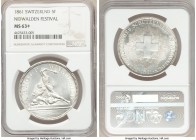 Confederation "Nidwalden Shooting Festival" 5 Francs 1861 MS63+ NGC, KM-XS6. Mintage: 6,000. 

HID09801242017

© 2020 Heritage Auctions | All Righ...