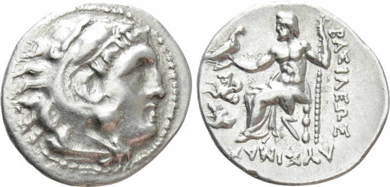 KINGS OF THRACE (Macedonian). Lysimachos (305-281 BC). Drachm. Lampsakos. 

Ob...