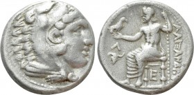 KINGS OF MACEDON. Alexander III 'the Great' (336-323 BC). Tetradrachm. Amphipolis. 

Obv: Head of Herakles right, wearing lion skin.
Rev: AΛΕΞΑΝΔΡΟ...