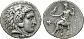 KINGS OF MACEDON. Alexander III 'the Great' (336-323 BC). Tetradrachm. Memphis. Lifetime issue. 

Obv: Head of Herakles right, wearing lion skin.
R...