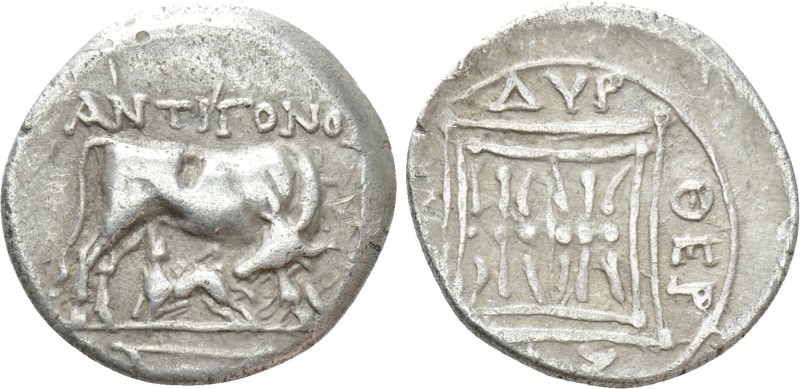 ILLYRIA. Dyrrhachion. Drachm (Circa 275/10-48 BC). Antigonos and Tersia, magistr...