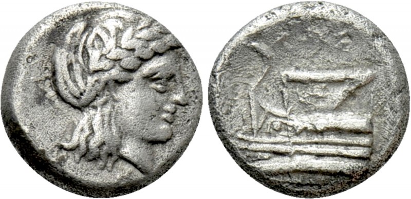 BITHYNIA. Kios. Half Siglos or Trihemiobols (Circa 350-300 BC). Uncertain, magis...