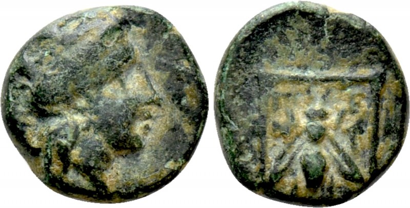 TROAS. Gentinos. Ae (3rd-1st centuries BC). 

Obv: Turreted female head (Artem...