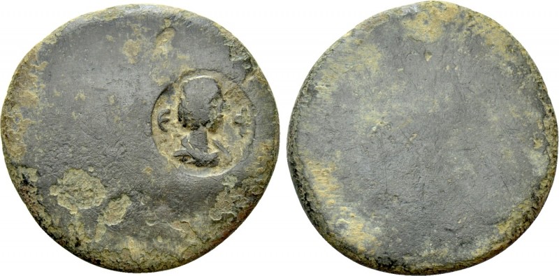 IONIA. Ephesos. Countermarked. 

Obv: E - Φ. 
Draped bust right in circle inc...