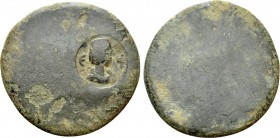 IONIA. Ephesos. Countermarked. 

Obv: E - Φ. 
Draped bust right in circle incuse.
Rev: .

Howgego -.

Untertype unidentifiable 

Condition: ...