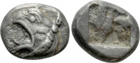 IONIA. Phokaia. Diobol (Circa 521-478 BC). 

Obv: Head of griffin left.
Rev: Rough incuse square.

SNG Keckman 300; SNG von Aulock 2116. 

Cond...