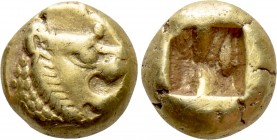 KINGS OF LYDIA. Time of Alyattes to Kroisos (Circa 620/10-550/39 BC). Hemihekte. Sardes. 

Obv: Head of roaring lion right, with star on forehead.
...