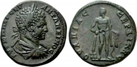 THRACE. Serdica. Caracalla (197-217). Ae. 

Obv: AYT K M AYP CEY ANTΩNEINOC. 
Laureate, draped and cuirassed bust right.
Rev: OYΛΠIAC CEPΔIKHC . ...