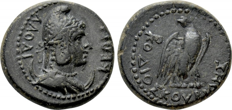 PHRYGIA. Laodicea ad Lycum. Pseudo-autonomous. Time of Tiberius (14-37). Ae. Dio...