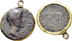 OCTAVIAN. Denarius (36 BC). Mint in central or southern Italy. 

Obv: IMP CAESAR DIVI F III VIR ITER R P C. 
Bare head right.
Rev: COS ITER ET TER...