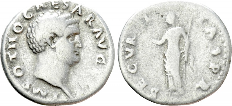 OTHO (69). Denarius. Rome. 

Obv: IMP M OTHO CAESAR AVG TR P. 
Bare head righ...