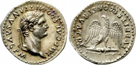 DOMITIAN (81-96). Denarius. Rome.

Obv: IMP CAES DOMITIANVS AVG P M.
Laureate head right.
Rev: IVPPITER CONSERVATOR.
Eagle standing facing on thu...