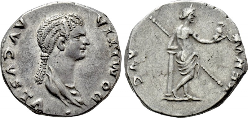 DOMITIA (Augusta, 82-96). Cistophorus. Ephesus (or Rome for circulation in Asia ...
