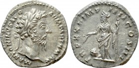 MARCUS AURELIUS (161-180). Denarius. Rome. 

Obv: M ANTONINVS AVG ARM PARTH MAX. 
Laureate head right.
Rev: TR P XXI IMP IIII COS III. 
Provident...