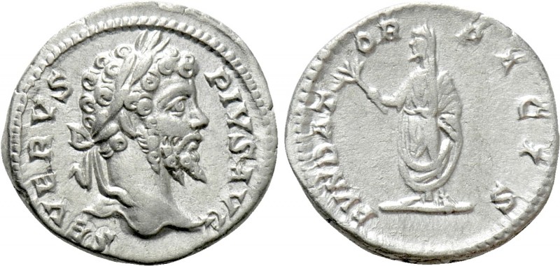 SEPTIMIUS SEVERUS (193-211). Denarius. Rome. 

Obv: SEVERVS PIVS AVG. 
Laurea...