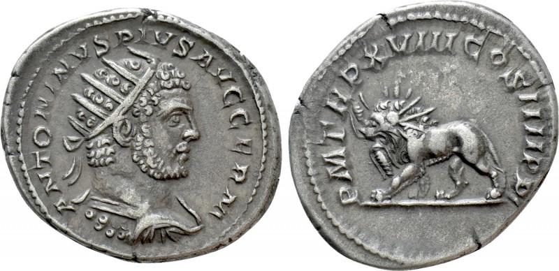 CARACALLA (198-217). Antoninianus. Rome. 

Obv: ANTONINVS PIVS AVG GERM. 
Rad...