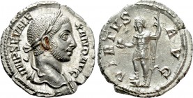SEVERUS ALEXANDER (222-235). Denarius. Rome.

Obv: IMP SEV ALEXAND AVG.
Laureate bust right, with slight drapery.
Rev: VIRTVS AVG.
Severus Alexan...