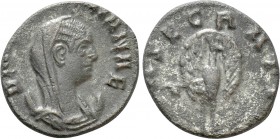 DIVA MARINIANA (Died before 253). Antoninianus. Rome. Struck under Valerian I. 

Obv: DIVAE MARINIANAE. 
Veiled and draped bust right, set upon cre...