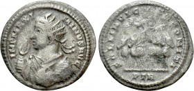 MAXIMINUS DAIA (310-313). BI Argenteus. Treveri. 

Obv: IMP MAXIMINVS AVG. 
Radiate, draped and cuirassed bust left, raising hand and holding globu...