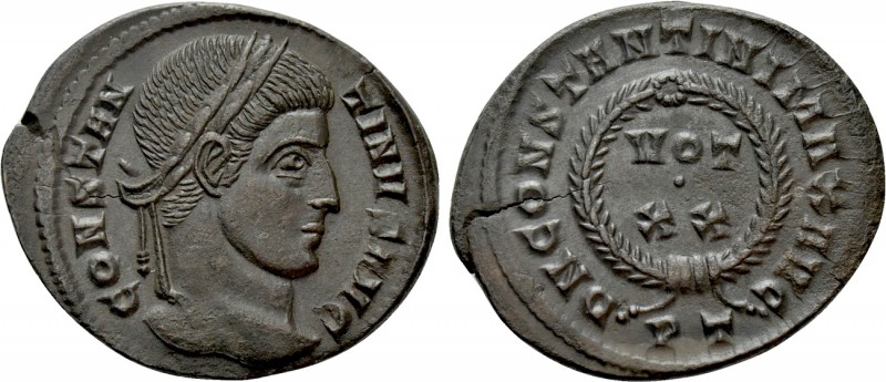 CONSTANTINE I THE GREAT (307/10-337). Follis. Ticinum. 

Obv: CONSTANTINVS AVG...