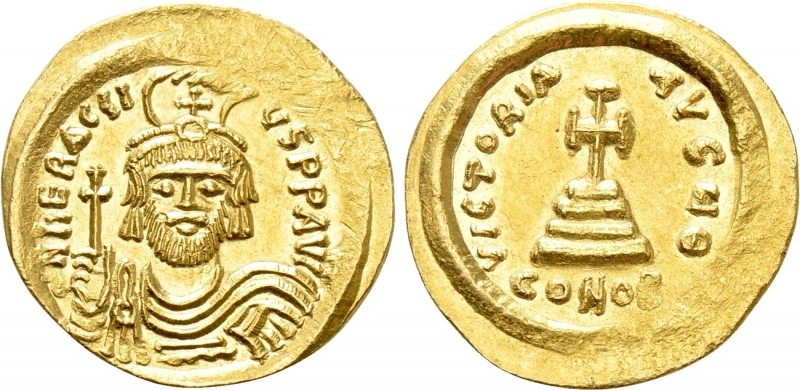 HERACLIUS (610-641). GOLD Solidus. Constantinople. 

Obv: δ NN ҺЄRACLIVS PP AV...