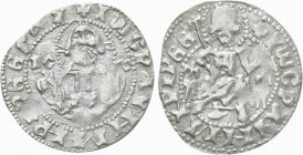 BULGARIA. Second Empire. Ivan Stratsimir (1352/5-1396). Grosso. 

Obv: Nimbate emperor seated facing, holding lis-tipped sceptre and akakia.
Rev: N...