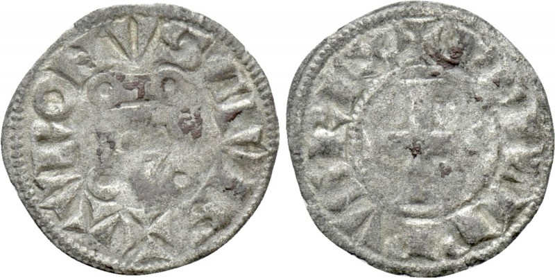 FRANCE. Royal. Philipp IV (1285-1314). Obol. 

Obv: + PHILIPPVS REX. 
Cross....