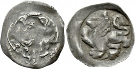 GERMANY. Nürnberg. Friedrich II (1215-1250). Pfennig. 

Obv: Lion advancing left.
Rev: Crowned bust facing, holding two sceptres.

Bonhoff 2023. ...