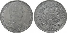 HOLY ROMAN EMPIRE. Austria. Maria Theresia (1740-1780). Taler (1780-SF). Minted 1815-1830. Italy. 

Obv: M THERESIA D G R IMP HU BO REG. 
Diademed ...