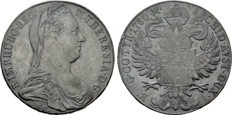 HOLY ROMAN EMPIRE. Austria. Maria Theresia (1740-1780). Reichstaler (1780-SF). G...