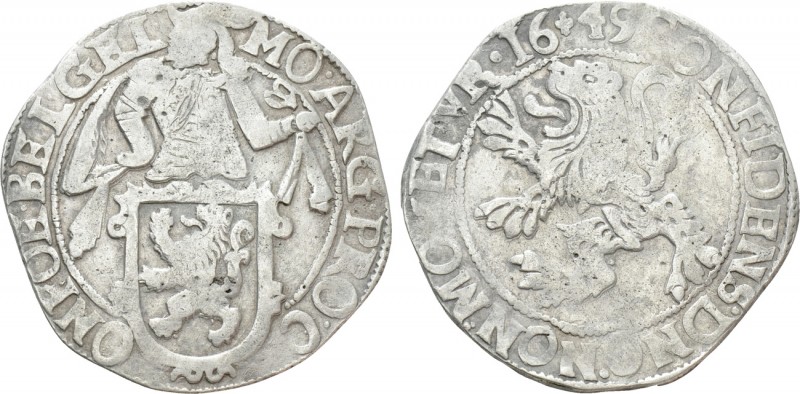 NETHERLANDS. Gelderland. Lion Dollar or Leeuwendaalder (1649). 

Obv: MO ARG P...