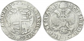 NETHERLANDS. Kampen. In the name of Matthias I (1612-1619). 28 Stuiver or Gulden. 

Obv: FLO ARG CIVIT IMP CAMPEN. 
Crowned and garnished coat-of-a...