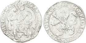 NETHERLANDS. Utrecht. Lion Dollar or Leeuwendaalder (1616). 

Obv: MO ARG PRO CONFOE BELG TRAN. 
Armored knight left behind arms.
Rev: CONFIDENS D...