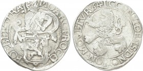 NETHERLANDS. Utrecht. Lion Dollar or Leeuwendaalder (1641). 

Obv: MO ARG PRO CO FOE BELG TRA. 
Knight standing left, head right, holding up garnis...