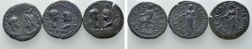 3 Roman Provincial Coins. 

Obv: .
Rev: .

. 

Condition: See picture.

Weight: g.
 Diameter: mm.