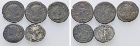 5 Roman Coins. 

Obv: .
Rev: .

. 

Condition: See picture.

Weight: g.
 Diameter: mm.