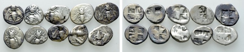 10 Greek Drachms of Ephesos. 

Obv: .
Rev: .

. 

Condition: See picture....