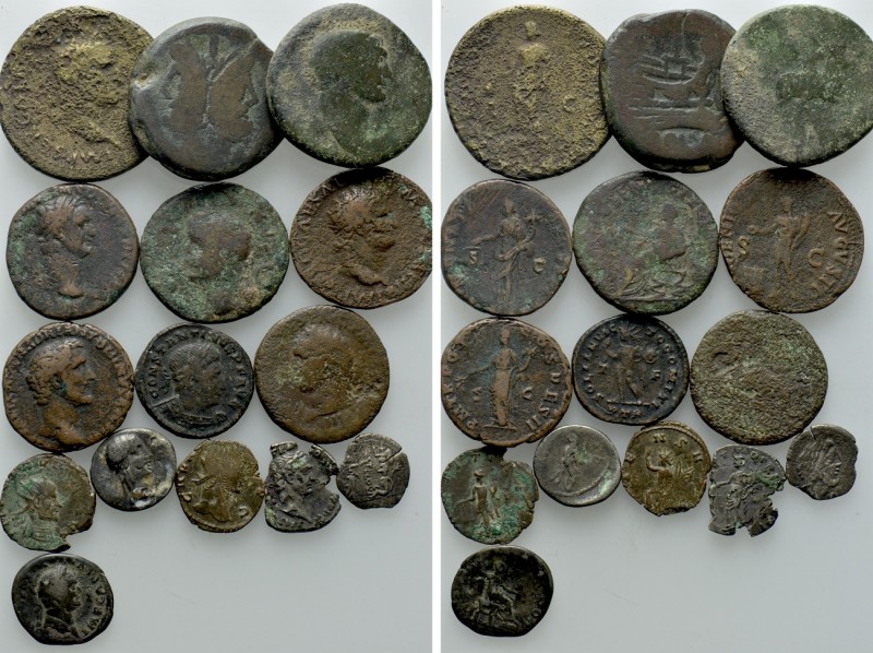 15 Roman Coins; Galba, Nero etc. 

Obv: .
Rev: .

. 

Condition: See pict...