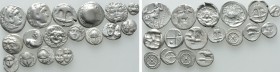 17 Greek Coins. 

Obv: .
Rev: .

. 

Condition: See picture.

Weight: g.
 Diameter: mm.