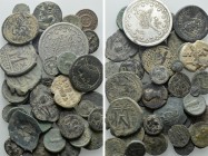 Circa 40 Coins; Ancient to Modern. 

Obv: .
Rev: .

. 

Condition: See picture.

Weight: g.
 Diameter: mm.