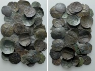 Circa 43 Medieval Coins of Bulgaria. 

Obv: .
Rev: .

. 

Condition: See picture.

Weight: g.
 Diameter: mm.