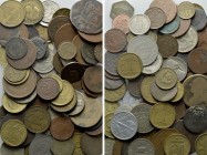 Circa 80 Modern Coins; Including Silver. 

Obv: .
Rev: .

. 

Condition: See picture.

Weight: g.
 Diameter: mm.