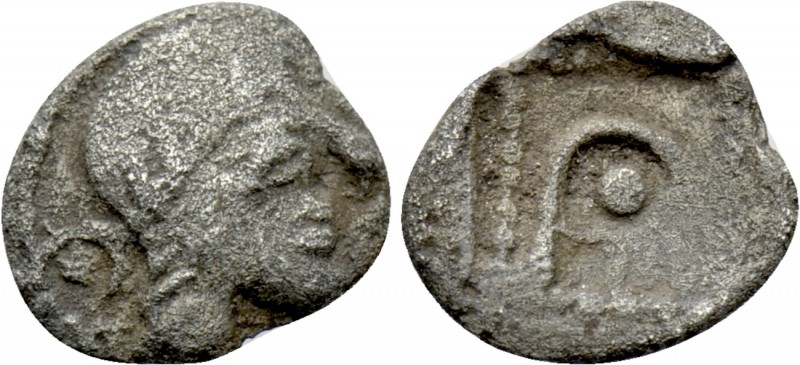 IONIA. Magnesia ad Maeandrum. Themistokles (Circa 465-459 BC). Hemiobol. 

Obv...