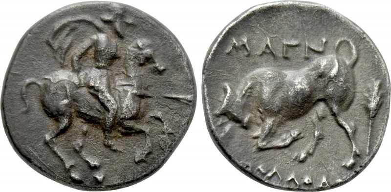 IONIA. Magnesia ad Maeandrum. Hemidrachm (Circa 350-325 BC). Apollodoros, magist...