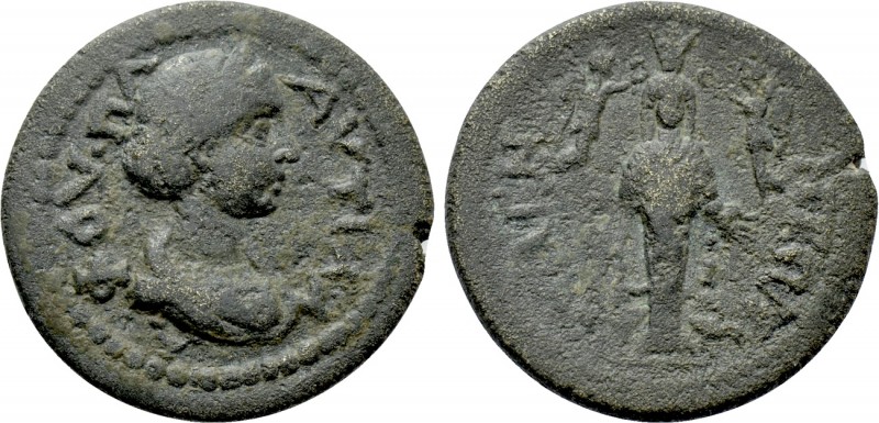 IONIA. Magnesia ad Maeandrum. Plautilla (Augusta, 202-205). Ae. 

Obv: ΦΟV ΠΛΑ...