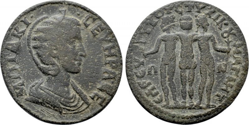 IONIA. Magnesia ad Maeandrum. Otacilia Severa (Augusta, 244-249). Ae. M. Aureliu...