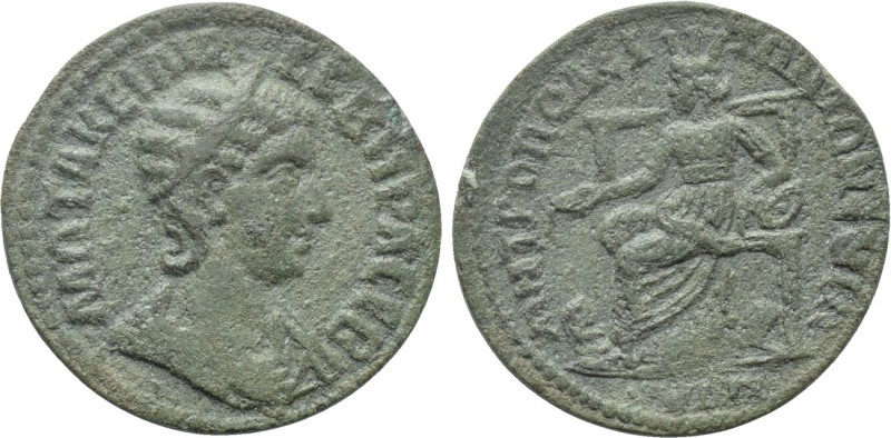 IONIA. Metropolis. Otacilia Severa (Augusta, 244-249). Ae. 

Obv: M ΩTAKEIΛIA ...