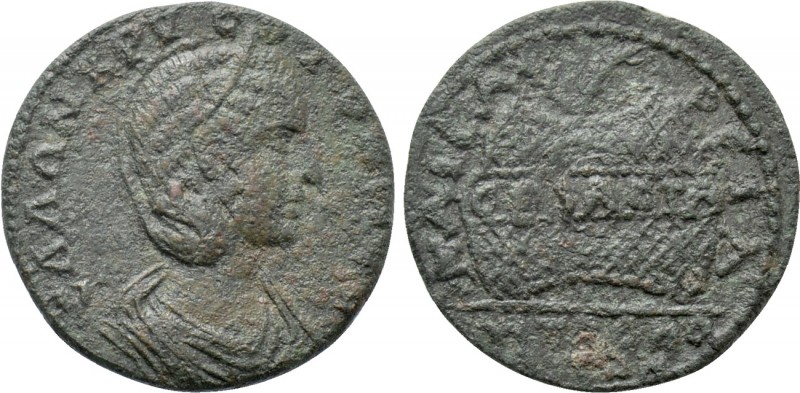 IONIA. Metropolis. Salonina (Augusta, 254-268). Ae. 

Obv: CAΛΩN XPYCOΓONH CEB...